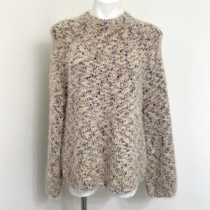 Lou & Grey fuzzy flurry soft confetti sweater